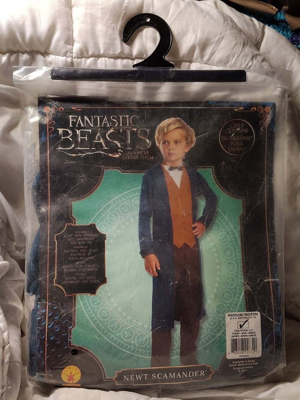 Fantastic Beasts Newt Scamander new child Halloween Costume Us Size medium 8-10